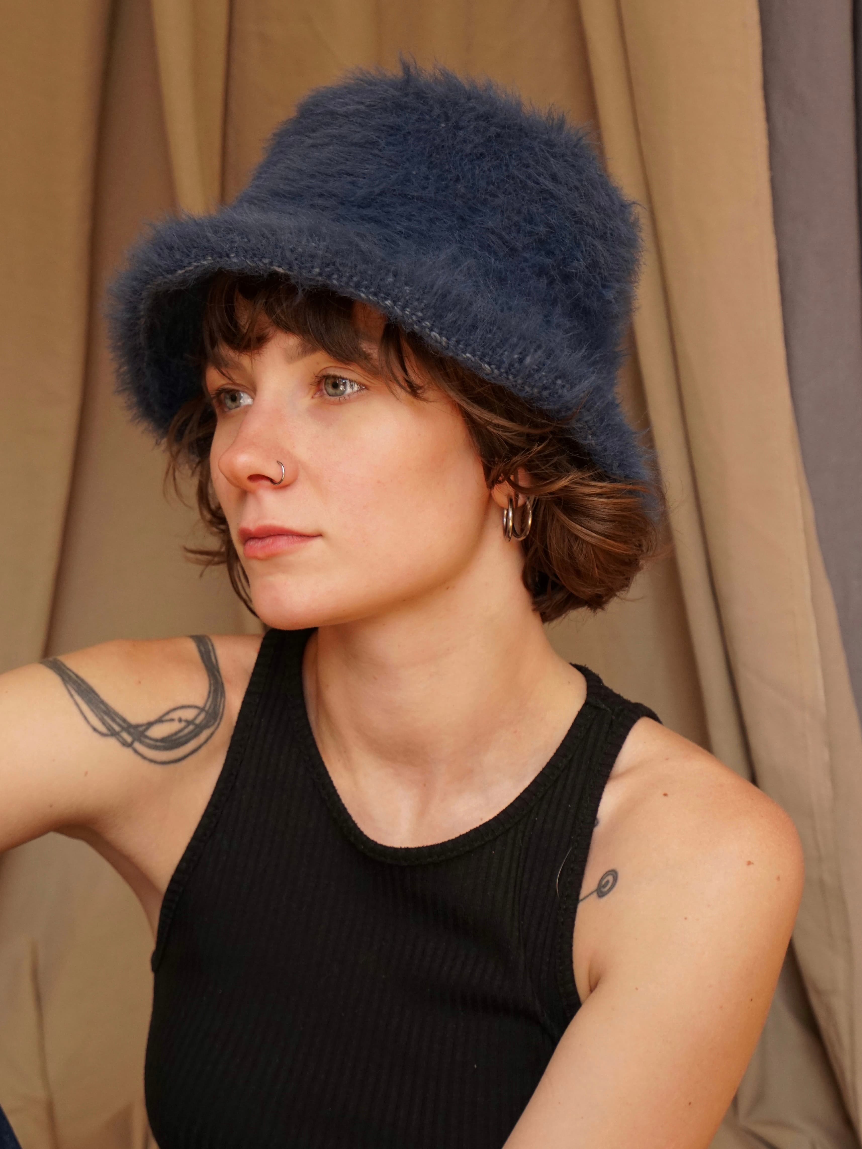 Fluffy Panama Hat
