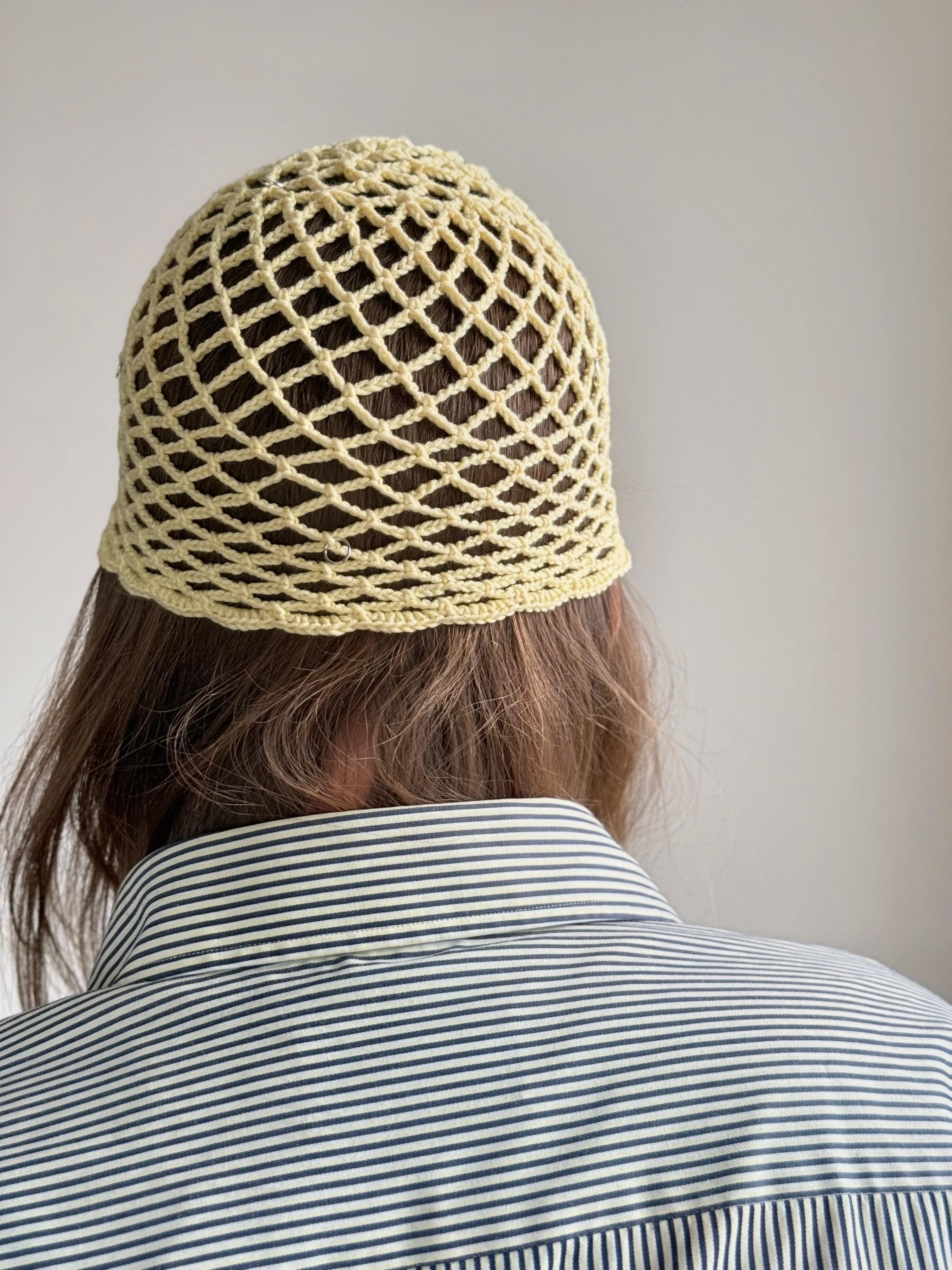 Шапка-сіточка з металевими кільцями image 14