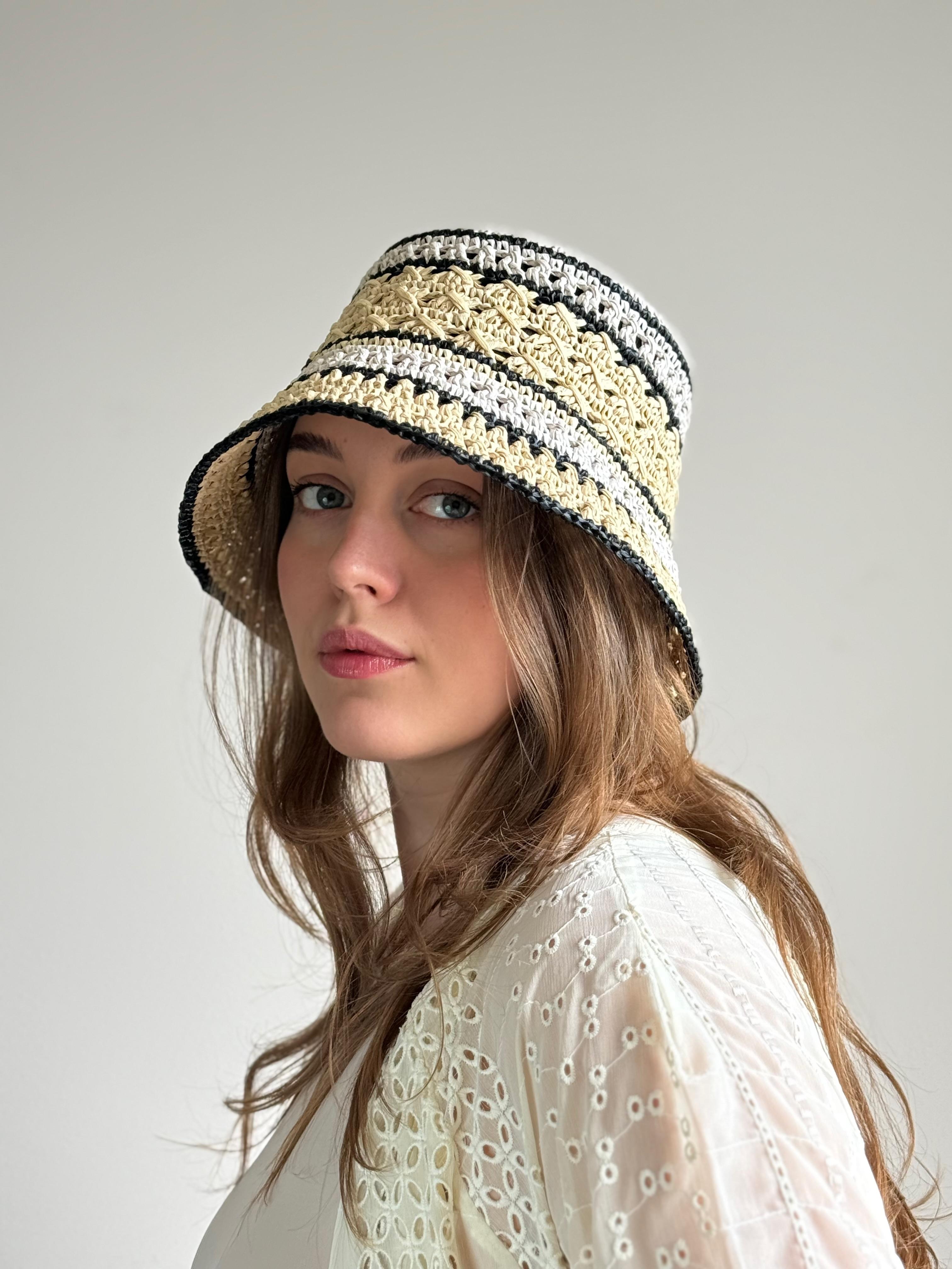 Панама з рафії image 2